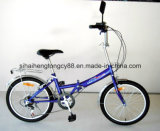 Blue Color Folding Bicycle with Folding Frame (SH-FD031)