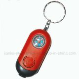 Flashing LED Compass Key Chain with Logo Print (3001)