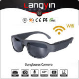 2015 Eyewear Sunglasses OEM HD WiFi Video Camera Sunglasses Wirelesss Video Camera
