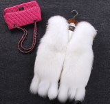 Newest Unique Luxury Fair-Lady Winter Fox Fur Vest