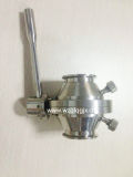 Sanitary Stainless Steel Clamped Butterfly-Ball Valve