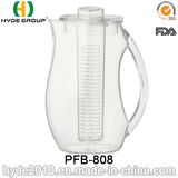 2L Acrylic Infusion Pitcher Fruit Pitcher Plastic Jug (PFB-808)