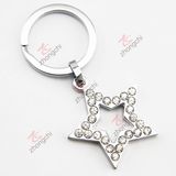 Zinc Alloy Metal Crystals Star Key Chain (KC)