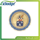 Factory Price High Quality Custom Made 2D Metal Gold Challenge Coin
