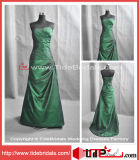 Dark Green Sweetheart Wedding Party Gown Taffeta Evening Dress (TCBD002)