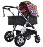 2015 Hot Sale Aluminium Alloy Baby Stroller for Sitting and Lying