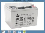 12V50ah Maintenance Free Battery AGM Battery UPS/Telecommunication Battery