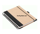 Custom A5 Size Hardcover Paper Notebook with Elastic Cord
