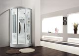 Monalisa Fan Shaped Sector Steam Shower Sauna Room Computer Room with Foot Massage Shower Panel