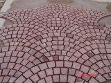 Dayang Red Granite for Cube/Paving Stone, Fanshaped