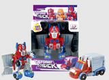 Q Version Transfor Truck Toys. Deformed Truck Toys with Music and Light (338-a