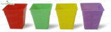 Square Plastic Pot (004009)
