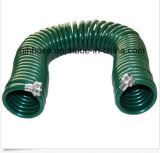5/8''*25' Green Water Garden Hose (PU coiled hose)