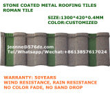 Natural Stone Coated Steel Roofing Tiles