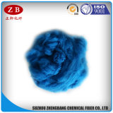Blue Solid Polyester Staple Fiber (PSF)