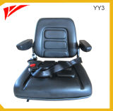 China Factory New Universal Vinyl Forklift Seats with Rail