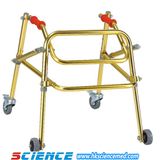 Aluminum Folding Walker with 4 Wheels