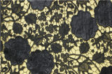 100%Polyester PU Leather Water Soluble Lace