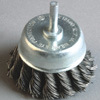 Shaft Cup Brushes with High Quality (twisted knot wire)