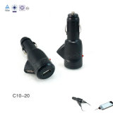 High Quality with 2 USB Car Cigar Lighter Charger (C10-20)