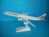 Plastic Material A340 Sri Lankan Snap-Fit Plane Model