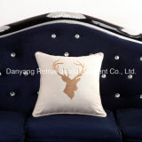 Buckhorn Style Embroidery Linen Decorative Cushion Cover