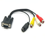 Customized VGA to S Video Cable