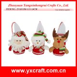 Christmas Decoration (ZY16Y196-1-2-3 14CM) Christmas Snow Tree Gift