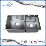 High Quality Double-Bowl Man-Made Sink (AS8245RU)