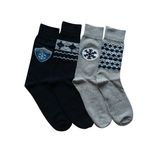 Cotton Men Socks with Computer Design Ms-73