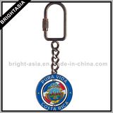 Fashion Black Nickel Enamel Metal Key Chain (BYH-10262)