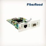 10G Media Converter Card for 19 Inch Rack Mount with RJ45 to SFP+