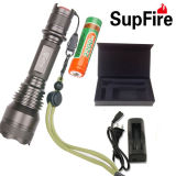 Supfire Rechargeable CREE LED Tactical Flashlight