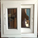 White PVC Sliding Window with Press Lock