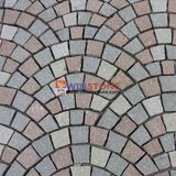 Fan Shaped Mosaic Floor Tiles Paving Stone