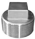 Stainless Steel Pipe Fittings Square Plug