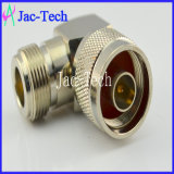 N Male to Female Right Angle RF Coaxial Connector (N-JKW)