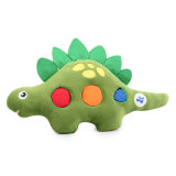 Lovely Baby Plush Dinosaur Toy with Sounds and Shape (QC15007-2)