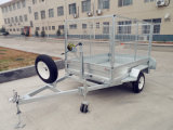 7X4 Box Trailer with Cage