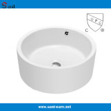 Hot Sale Round Cupc Vitreous China Vessel Sink (SN134-537)