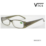 Plastic Reading Glasses with Special Design Temple (08VC007)
