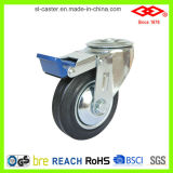 5 Inch Rotating Rubber Wheel Castor (G103-11D125X37.5S)