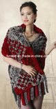 Real Rex Rabbit Fur Shawl