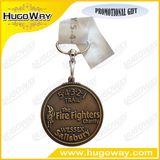 The Fire Fighters Antique Brass Medal