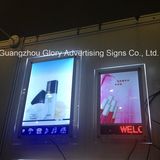 Wall Mounted Picture Crystal LED Light Box with Moving Message