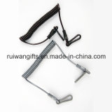 PU Material Anti Theft Spring Rope, Spring Hanger
