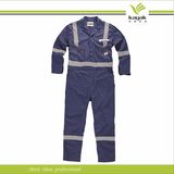 Reflective Navy Blue Long Sleeve 3m Workwear Uniform (W36)