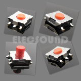 Switches- SMD Tact Switch Square RoHS Red
