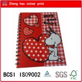 A5 Notebook/Snoopy Spiral Notebook with Magnet/School Book (bk023)