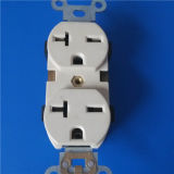 South America ABS Copper Wall Socket (W-040)